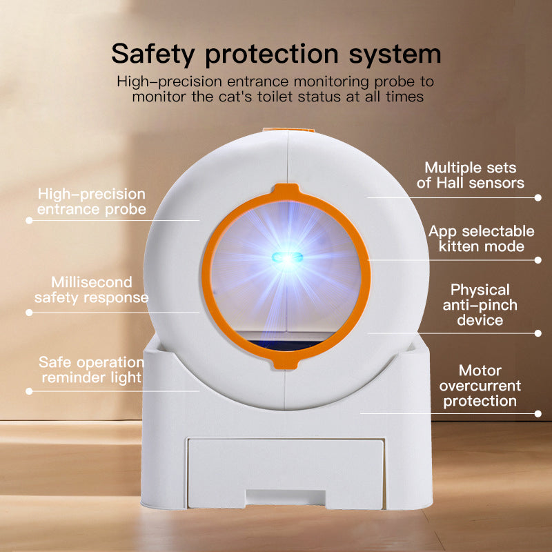 Auto-Cleaning Cat Litter Robot Box